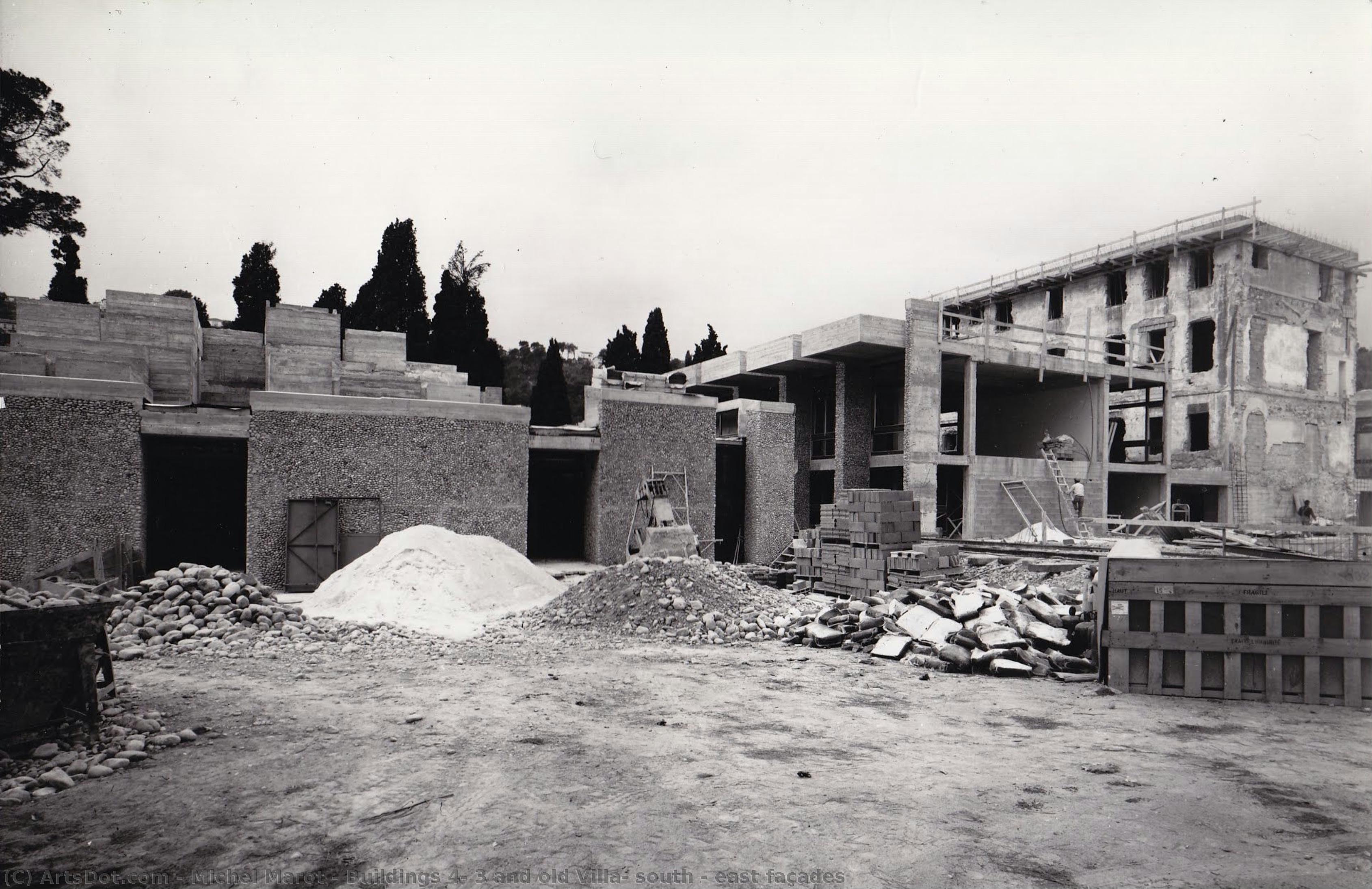 Buildings 4, 3 And Old Villa, South – East Façades — Michel Marot