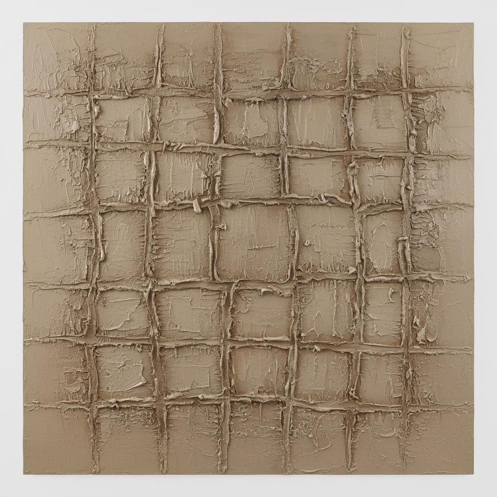 Monolithische Tektonik: Eine Skulpturale Studie In Erdgebundenem Taupe Und Antiker Sedimentation — David Moreau