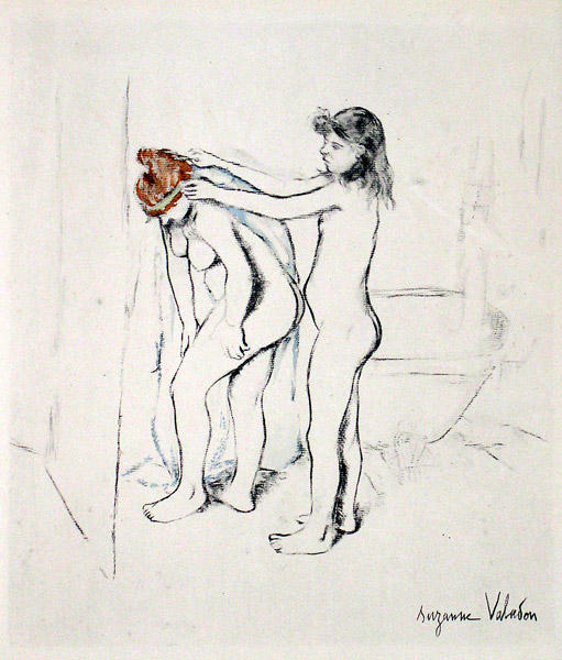 Mother And Daughter After The Bath Ii — Suzanne Valadon