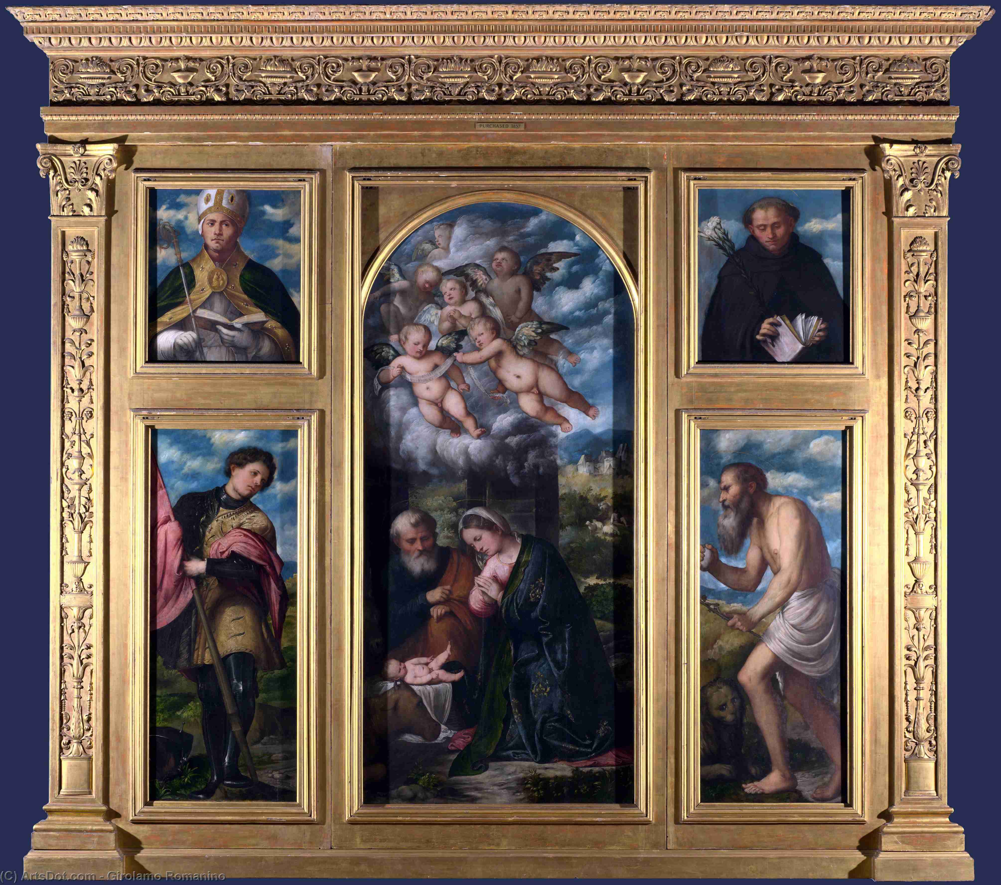 High Altarpiece, S. Alessandro, Brescia — Girolamo Romanino