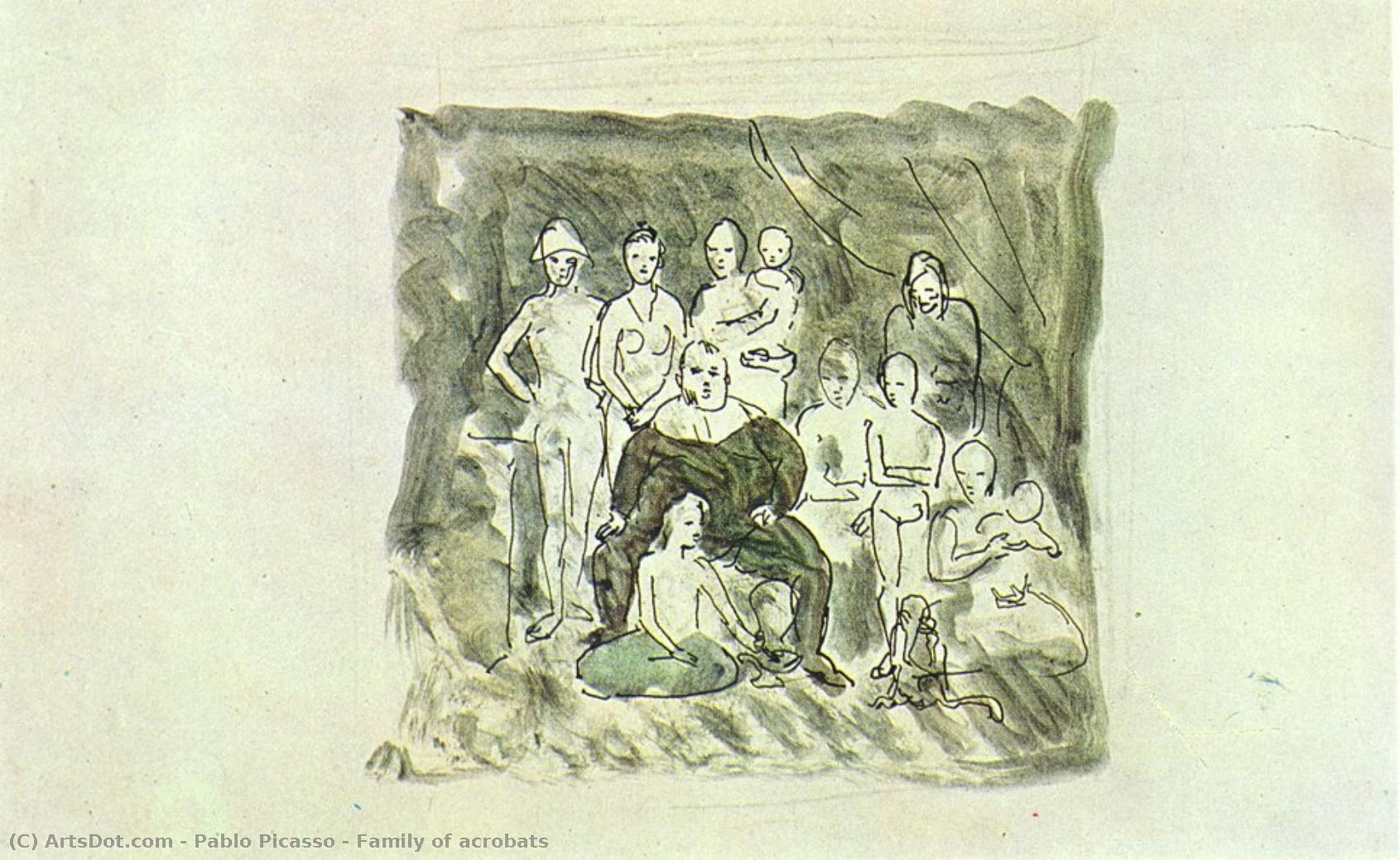 Family Of Acrobats — Pablo Picasso