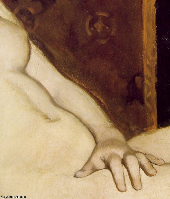 Olympia, (detalj) Musee D'orsay, P — Édouard Manet