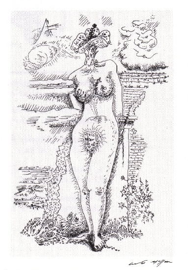 The Fairy Of The Ruins — André Masson