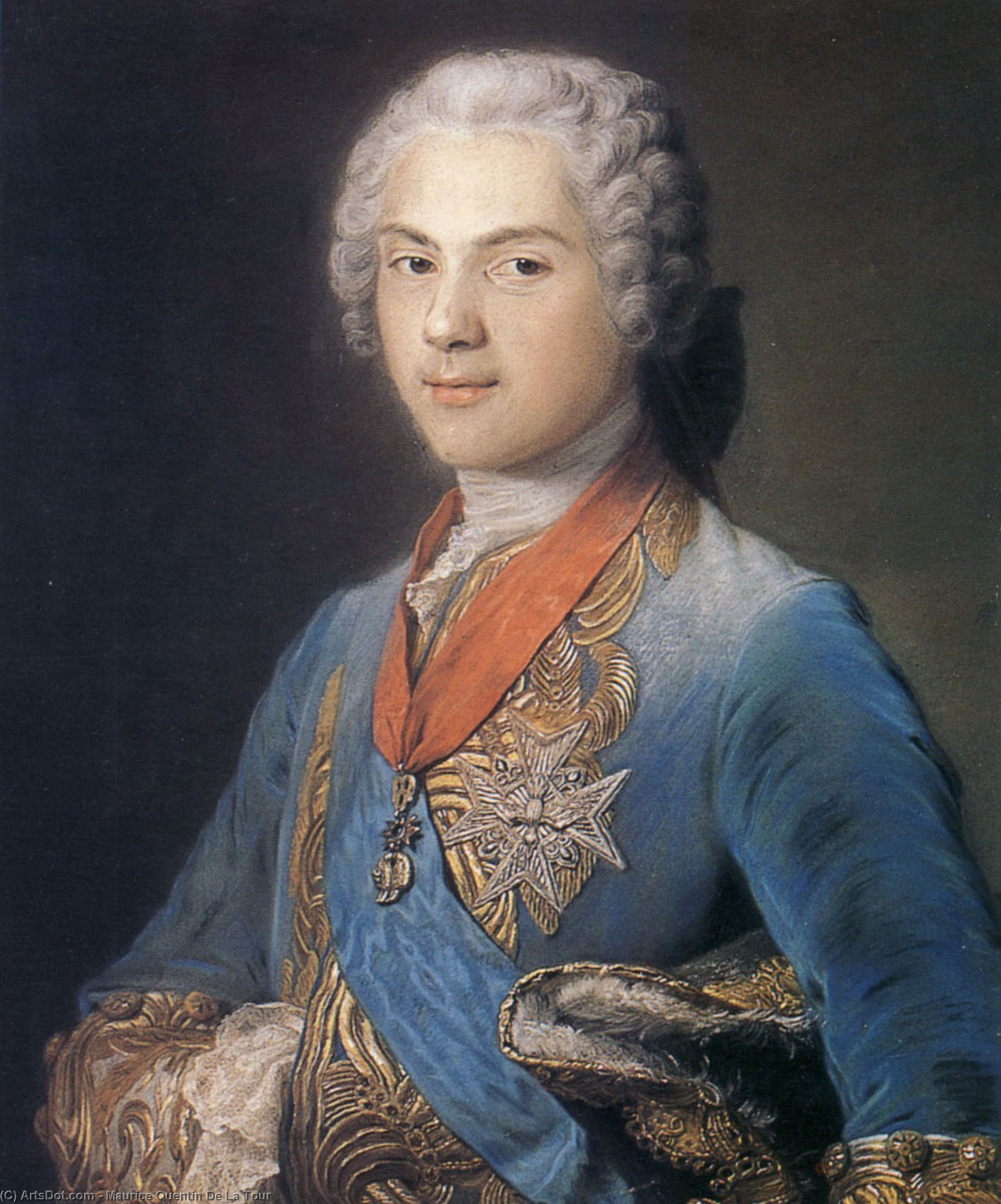 Louis Of France, Dauphin, Son Of Louis Xv — Maurice Quentin De La Tour