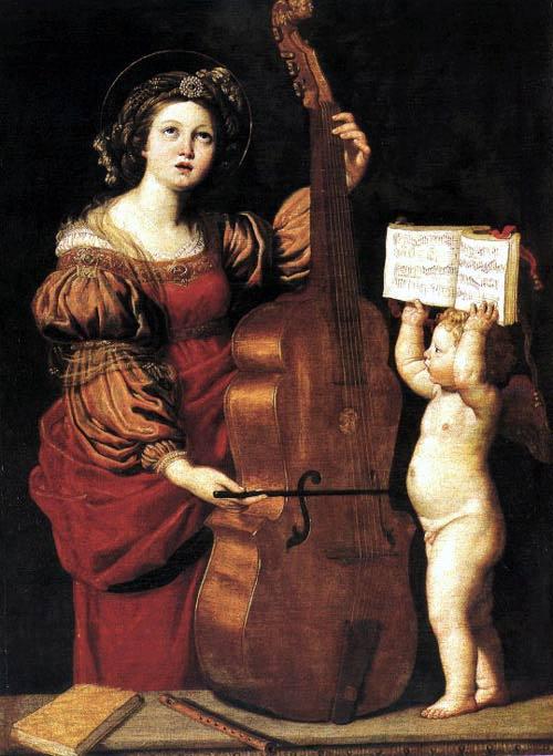St Cecilia — Domenichino (domenico Zampieri)