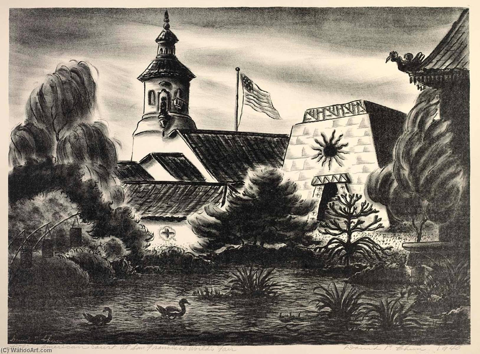 Latin American Court At San Francisco World's Fair — David P Chun