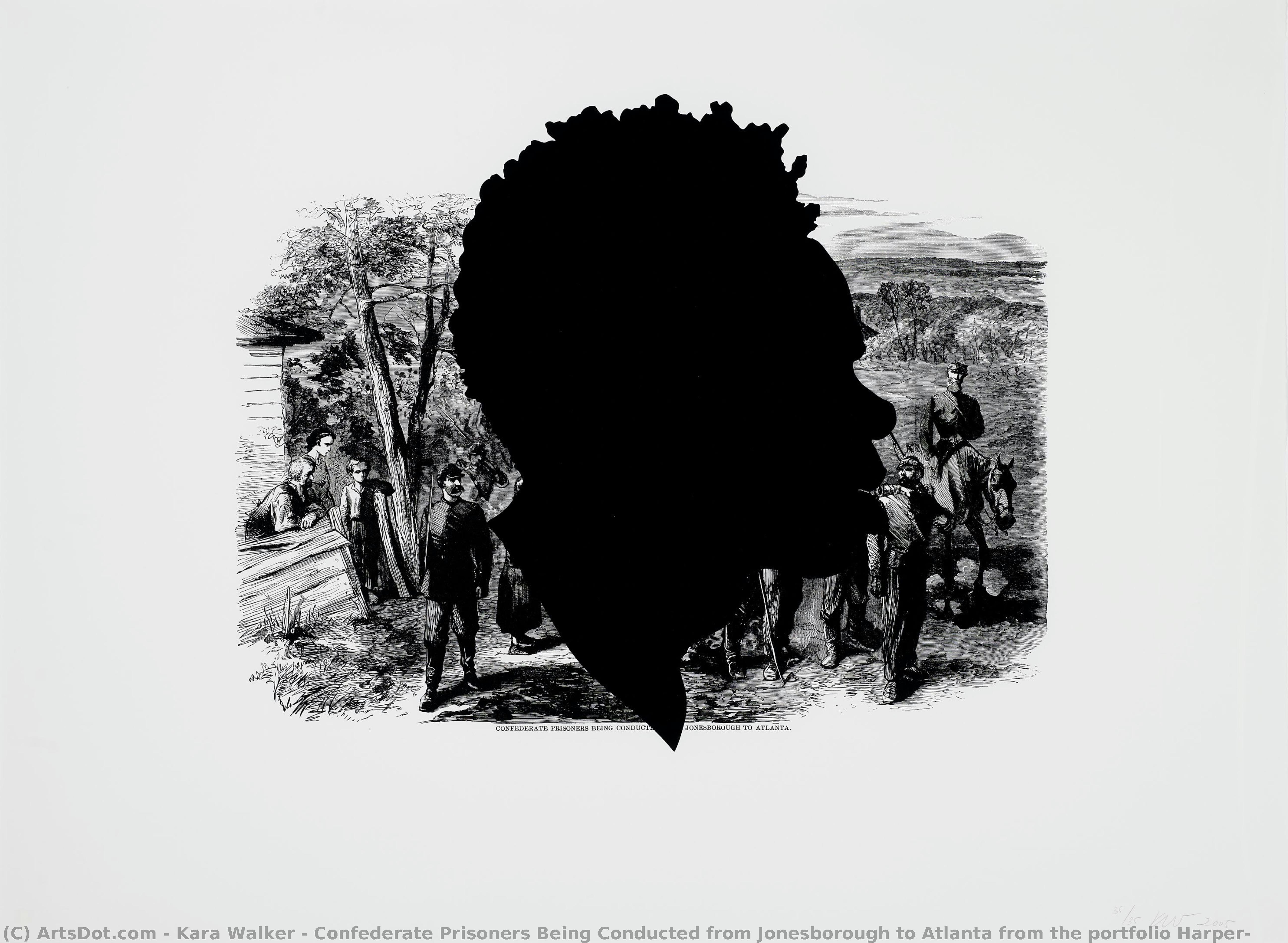 Confederate Prisoners Being Conducted From Jonesborough To Atlanta From The Portfolio Harper — Кара Уокер
