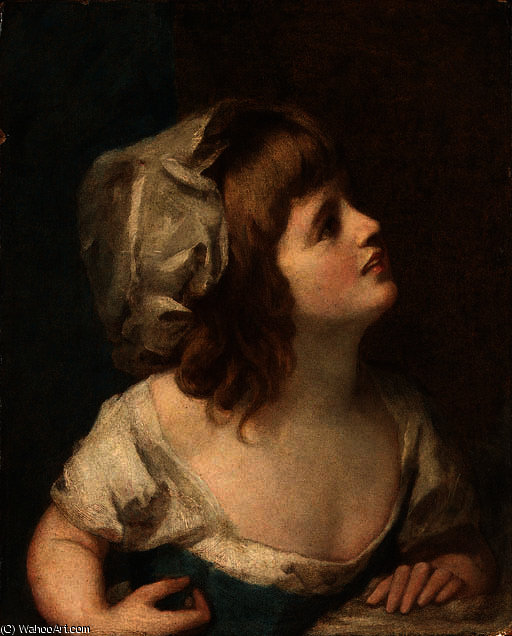 Portrait Of The Daughter Of The Earl And Countess Of Warwick, Probably Elizabeth ) — George Romney