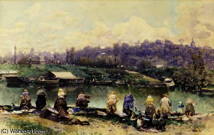 The Washerwomen — Martín Rico Y Ortega