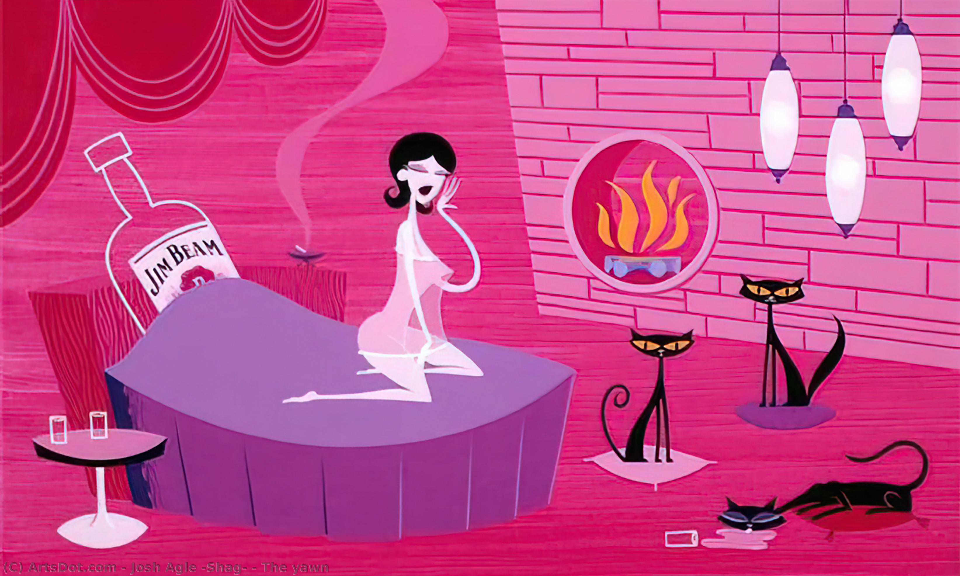 The Yawn — Josh Agle (shag)