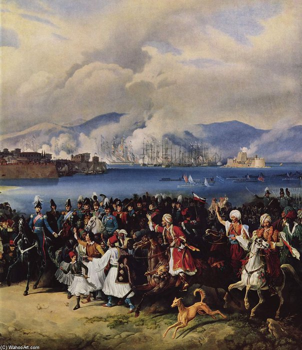 Einzug König Ottos In Nauplia — Peter Von Hess