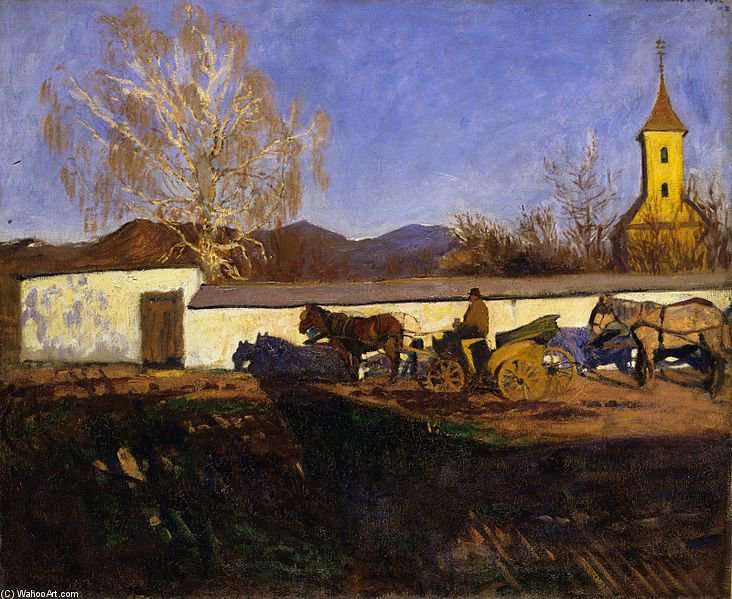 Evening In March — Кároly Ferenczy