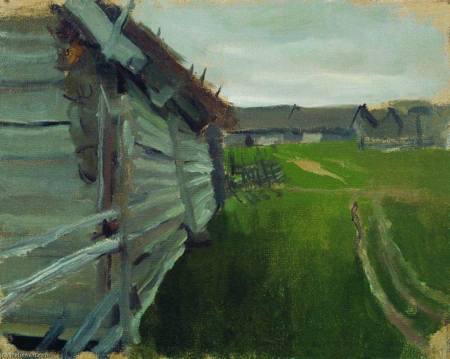 Landscape Near Kostroma — Boris Mikhailovich Kustodiev