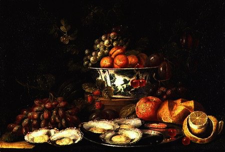 Still Life With Fruit And A Plate Of Oysters — Jan Pauwel The Elder Gillemans