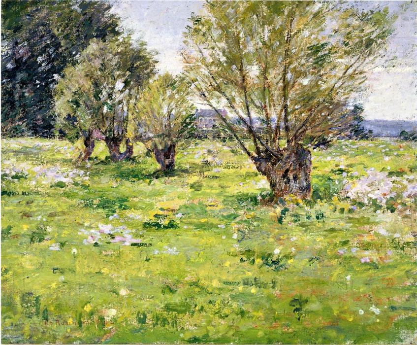 Willows And Wildflowers — Теодор Робинсон