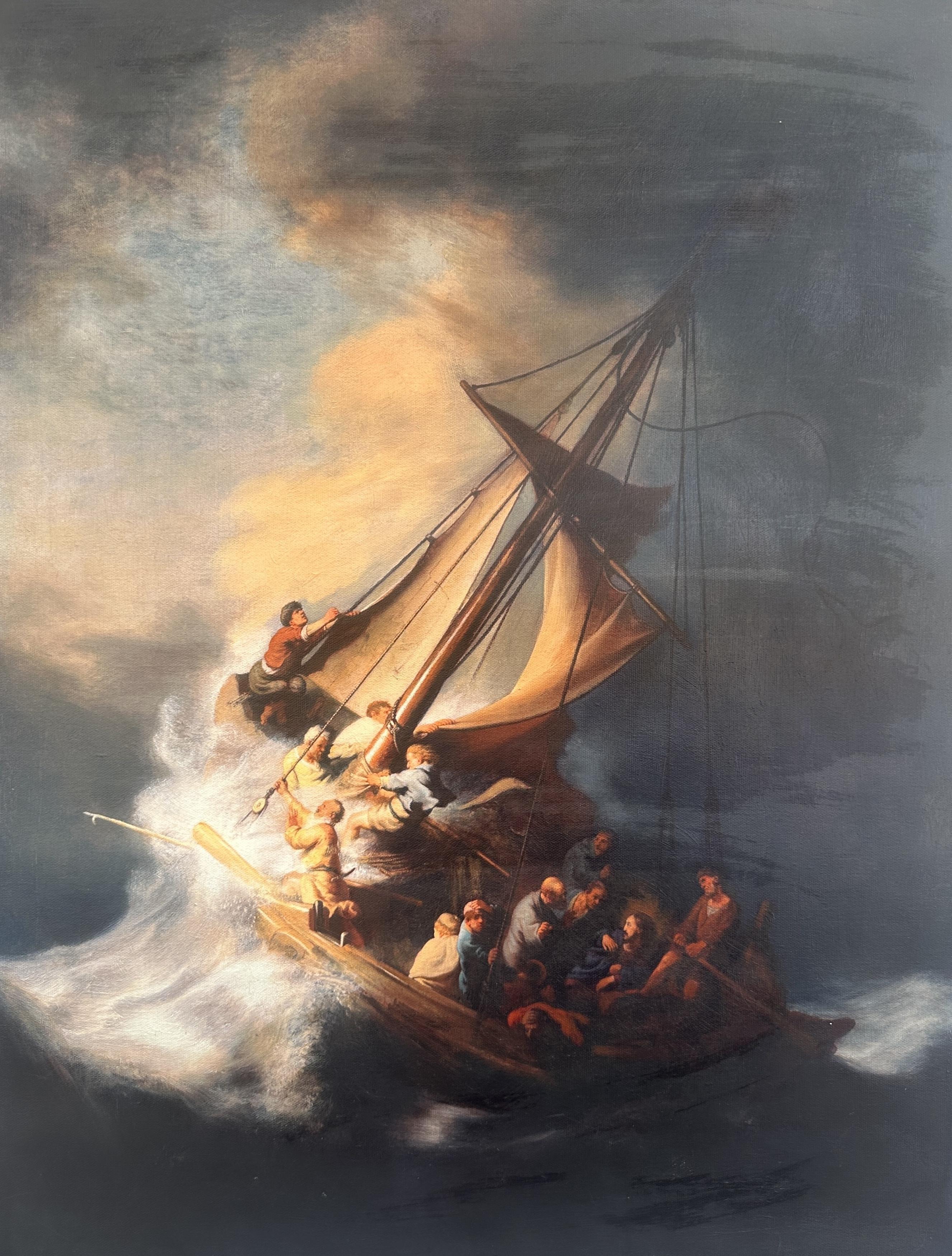 The Storm On The Sea Of Galilee - Rembrandt Van Rijn — Rembrandt Van Rijn