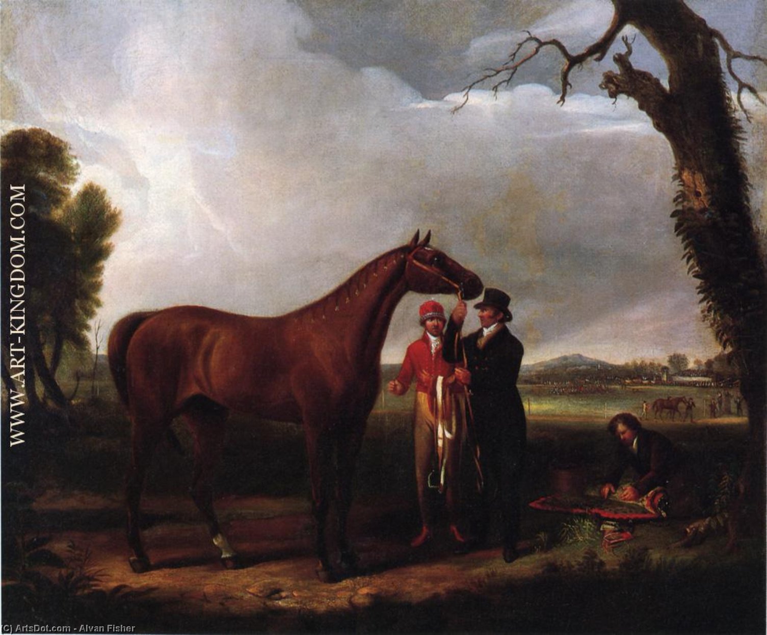 Eclipse, With Race Track — Alvan Fisher