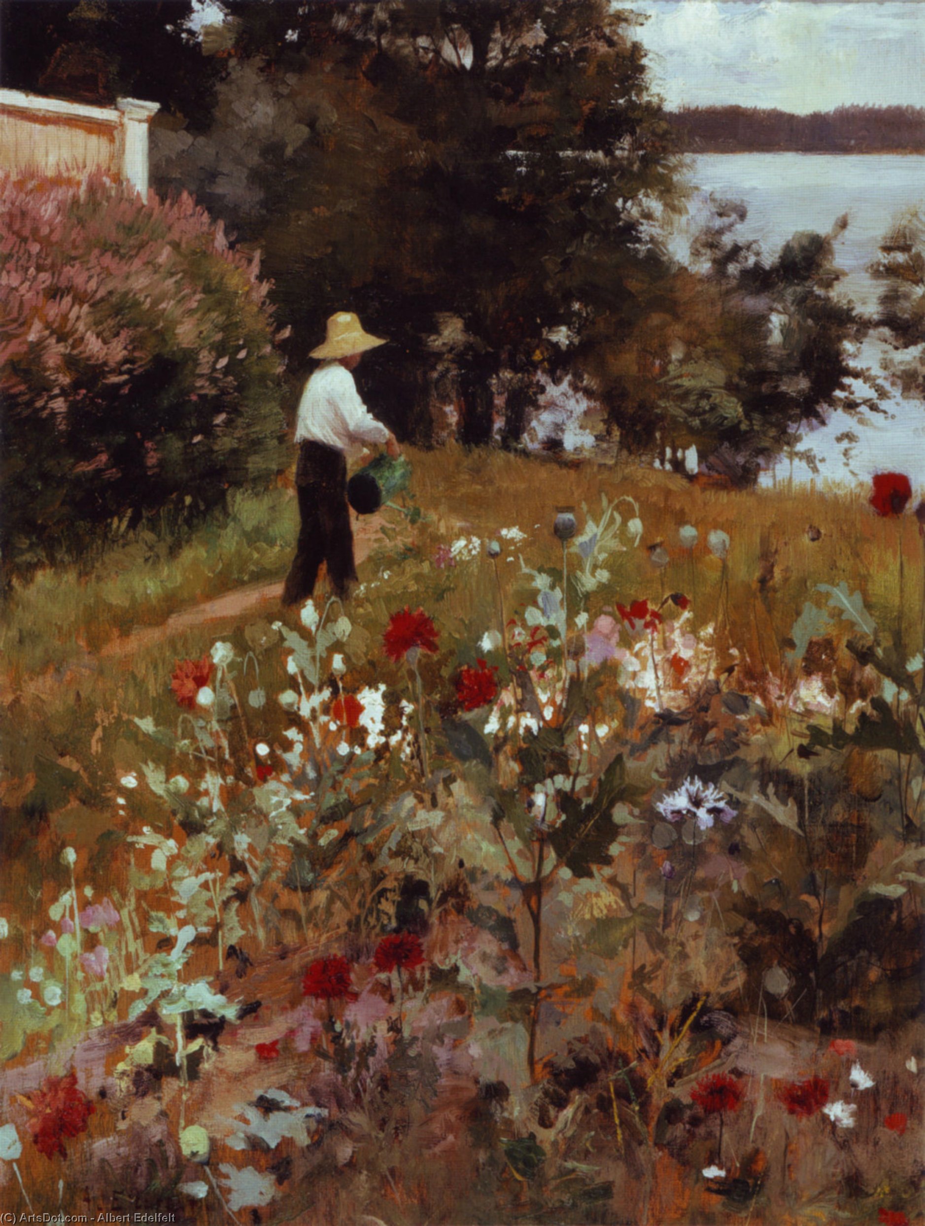 The Garden At Haikko — Albert Edelfelt