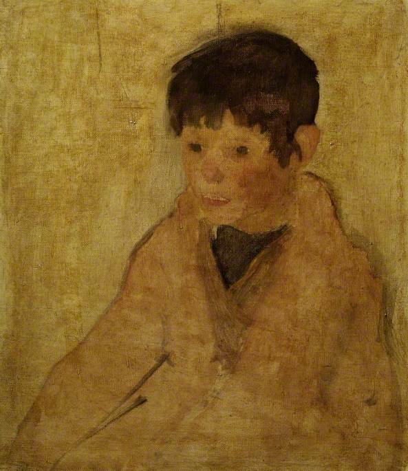 Bust Of A Small Boy In A Red Coat — Jean Louis Forain