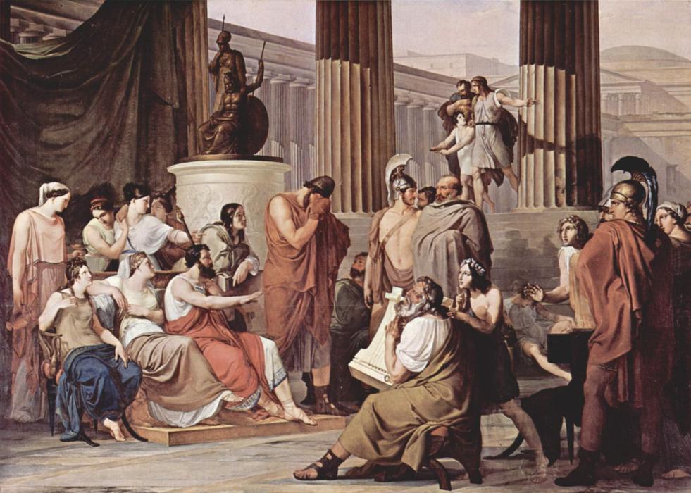 Ulysses At The Court Of Alcinous — Francesco Hayez