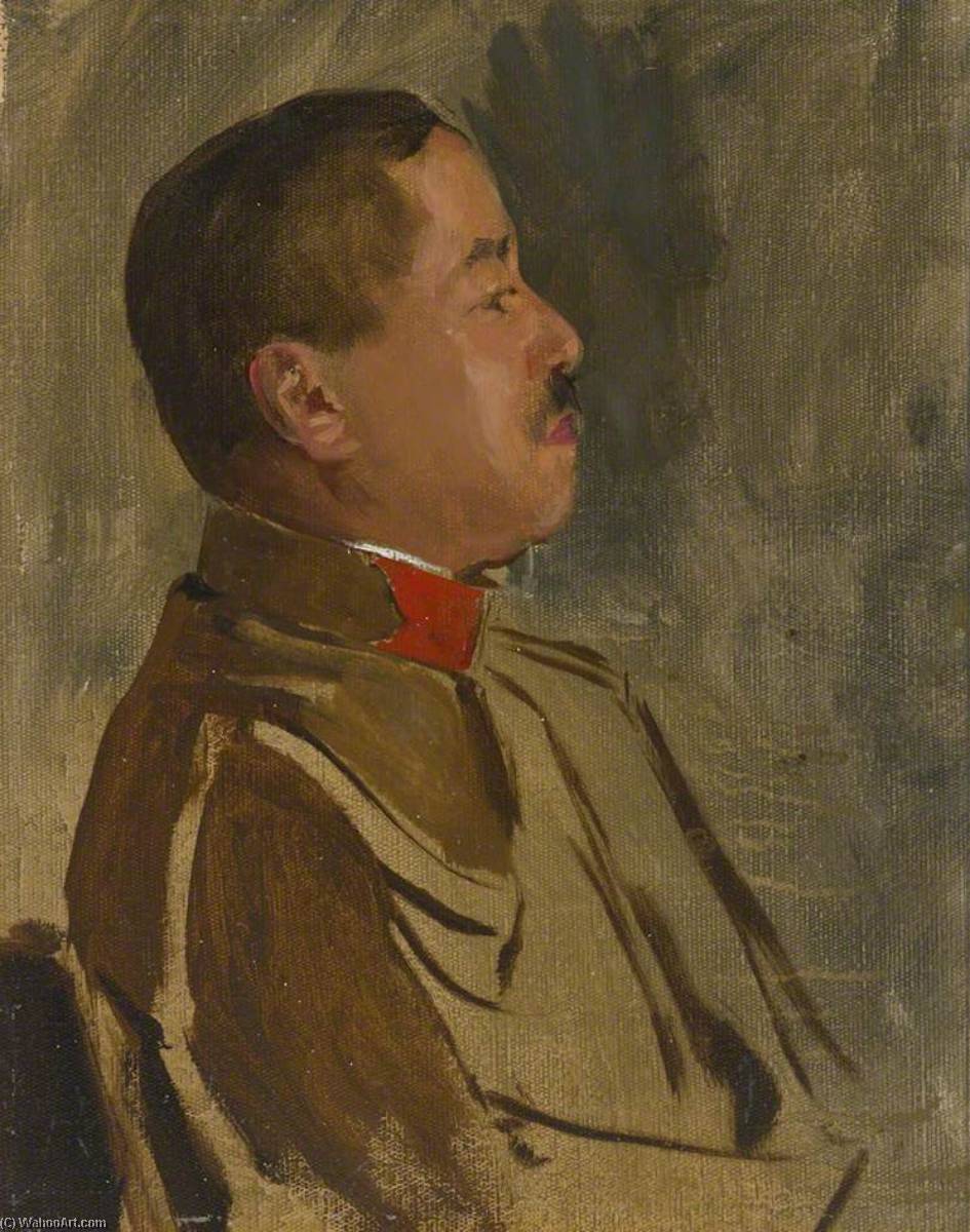 Lieutenant General Nagai Kitaru, Japanese Military Attaché (preparatory Study For 'terms Of Armistice, 3rd And 4th November 1918') — Herbert Arnould Olivier