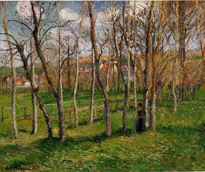 Meadow At Bazincourt 1 — Camille Pissarro