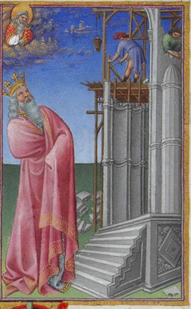 The Building Of The Jerusalem Temple — Limbourg Brothers
