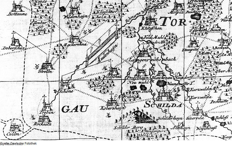 Karte Der Ämter Liebenwerda Und Schlieben Von Petrus (8) — Pieter Schenck