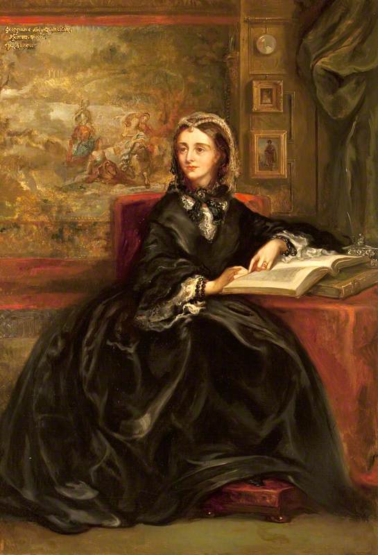 Henrietta Georgiana Marcia Lascelles Iremonger (1806–1876), Lady Chatterton (mrs Edward Heneage Dering) (after Richard Buckner) — Rebecca Dulcibella Orpen