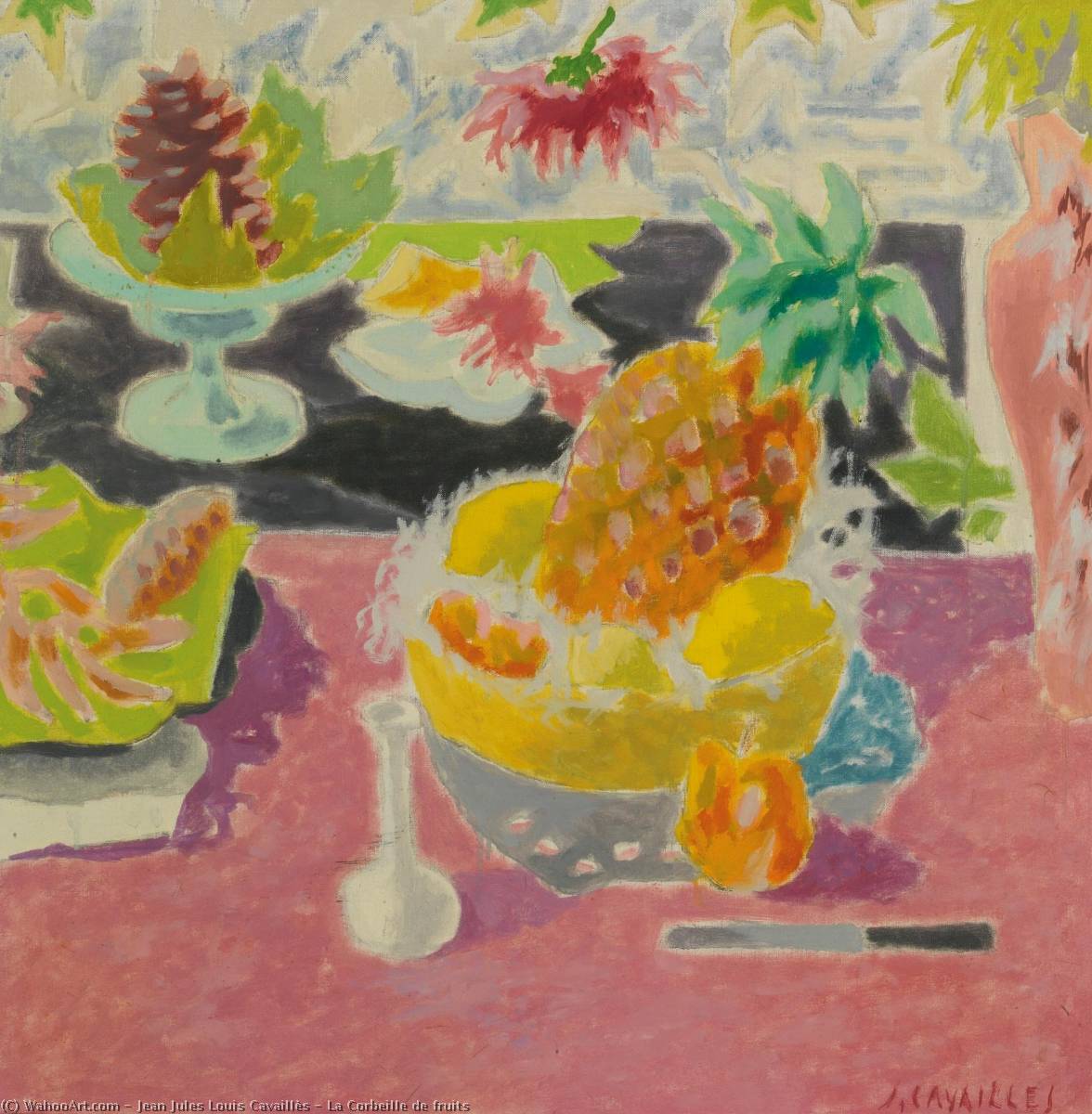 La Corbeille De Fruits — Jean Jules Louis Cavaillès