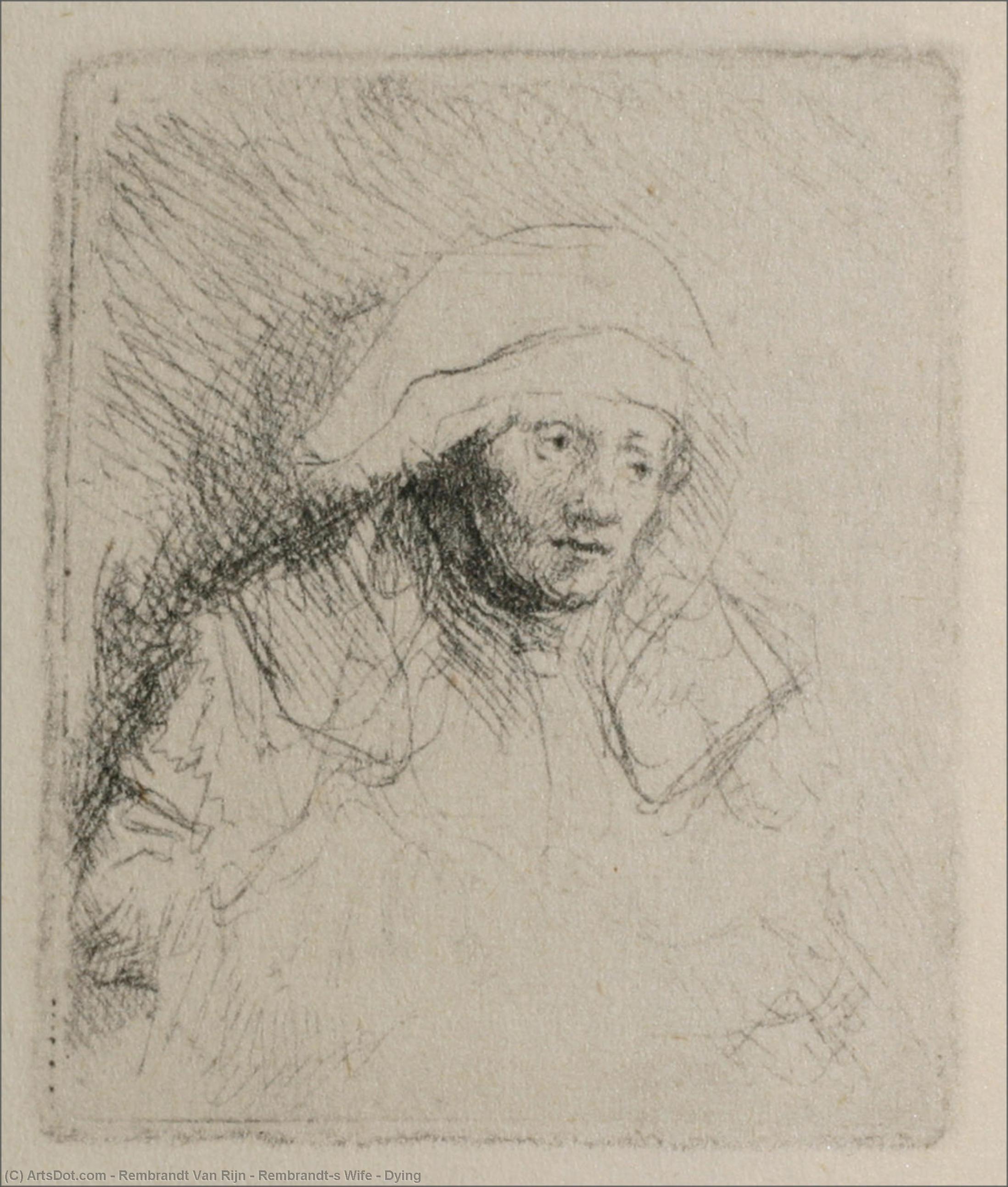Rembrandts Frau - Sterbend — Rembrandt Van Rijn
