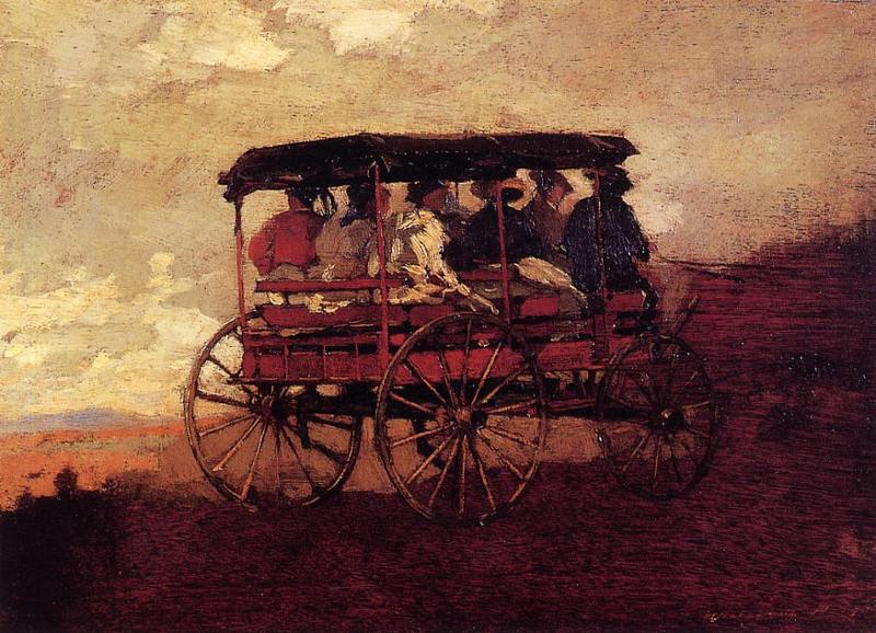 White Mountain Wagon — Winslow Homer