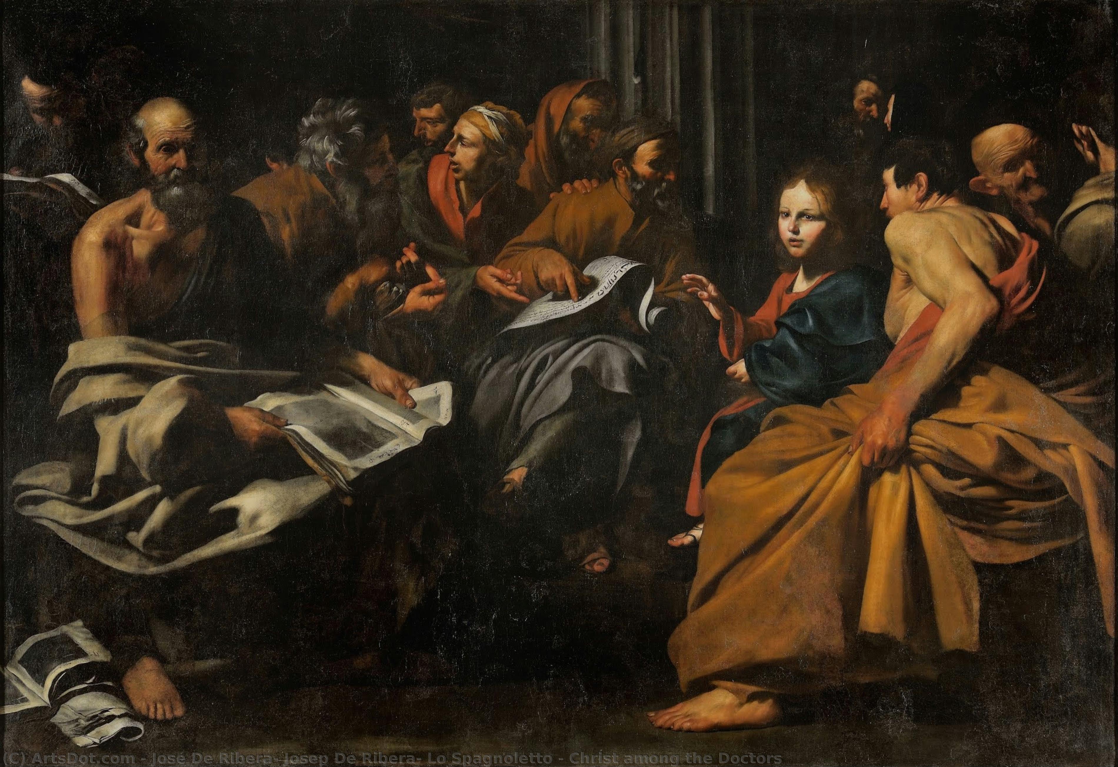 Christ Among The Doctors — Хосе Де Рибера