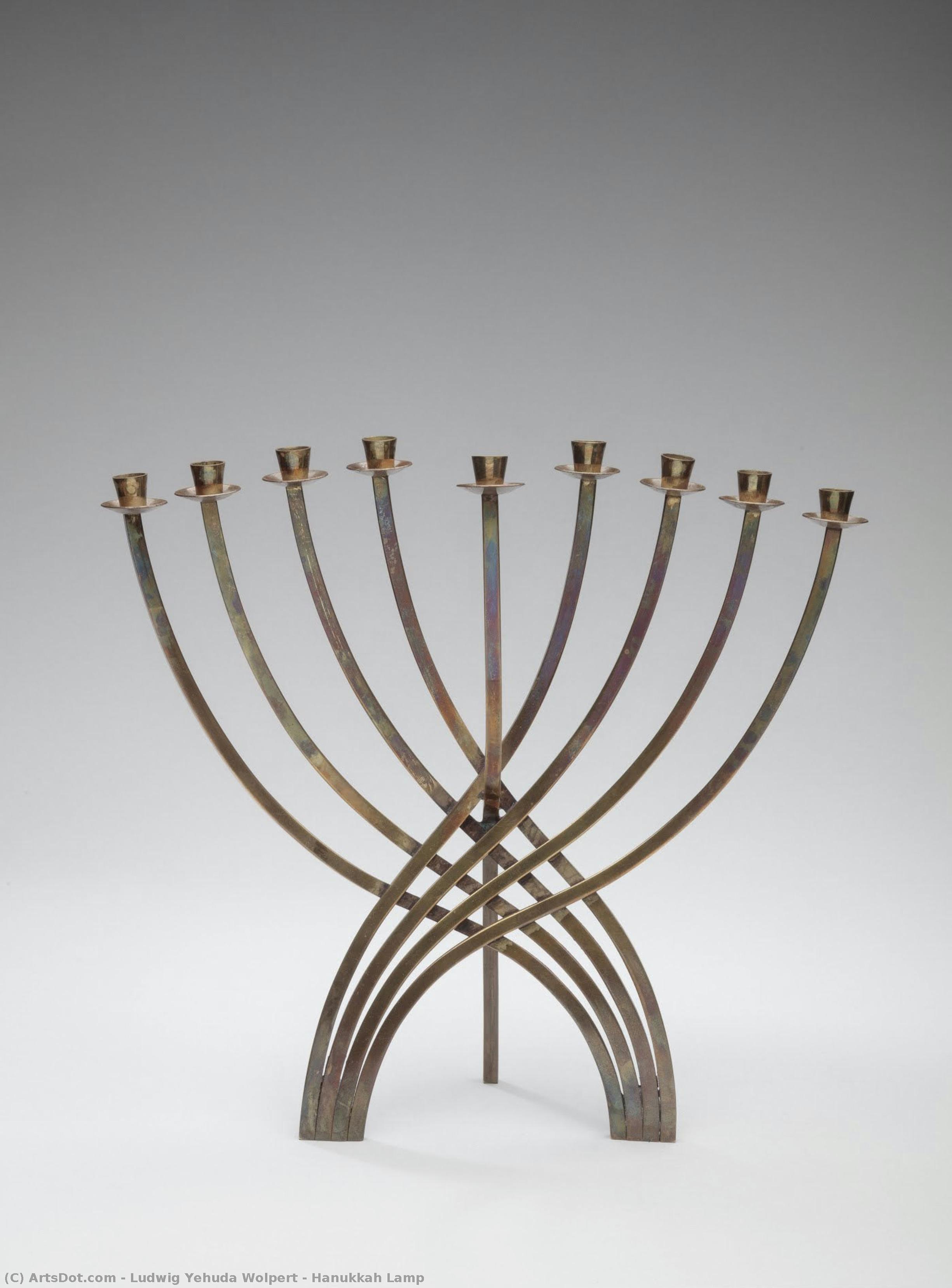 Hanukkah Lamp — Ludwig Yehuda Wolpert