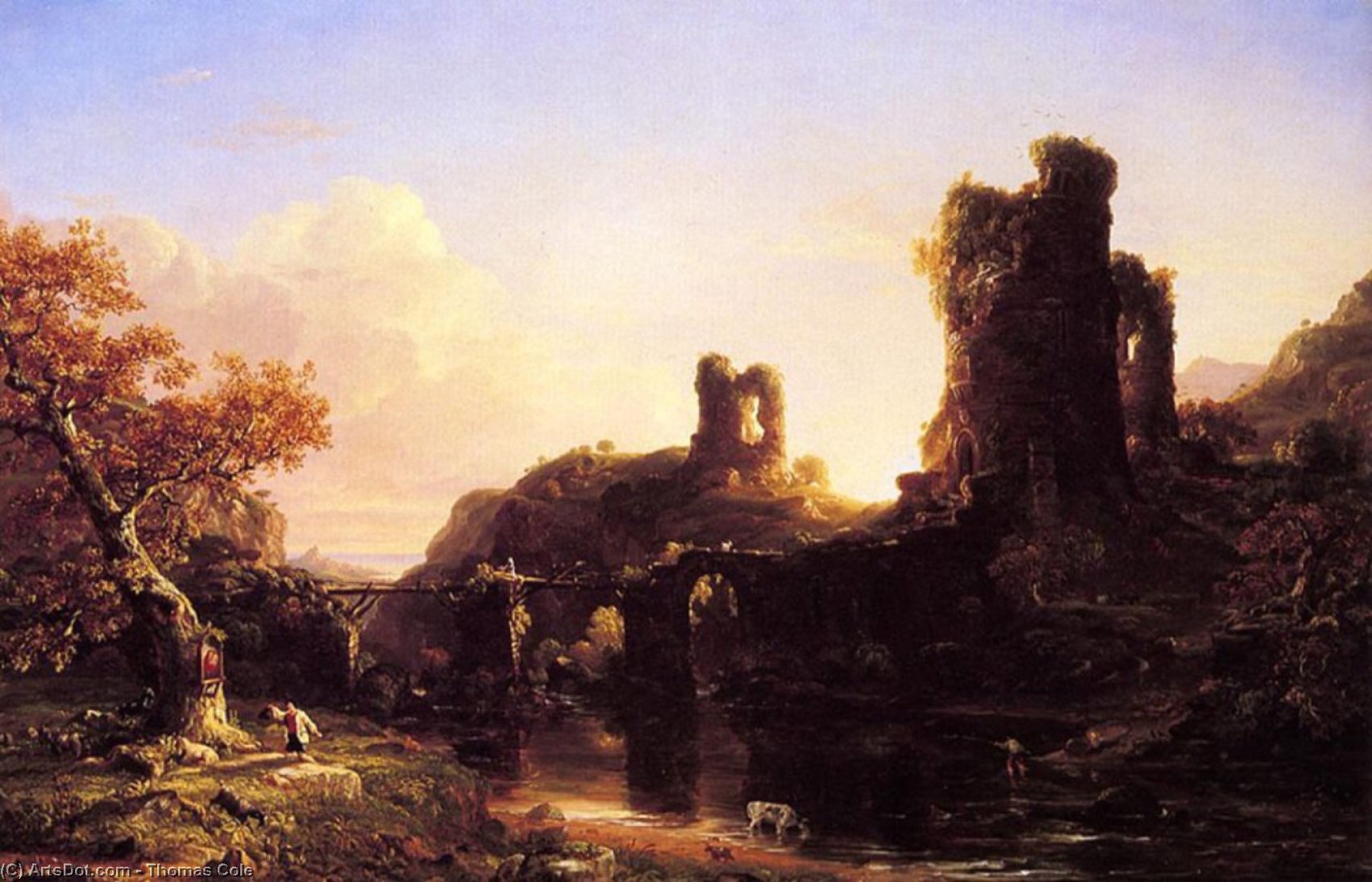 An Italian Autumn — Томас Коул