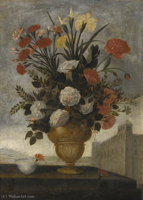 Still Life Of Iris — Pedro De Camprobín