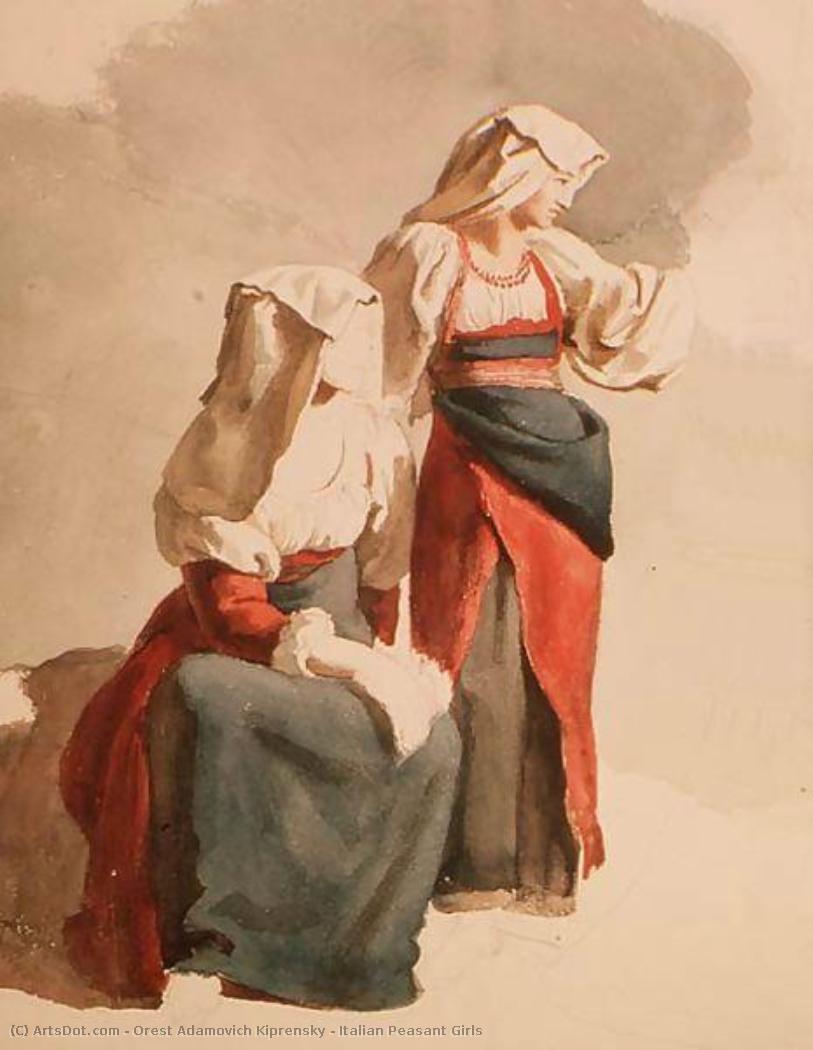 Italian Peasant Girls — Orest Adamovič Kiprenski