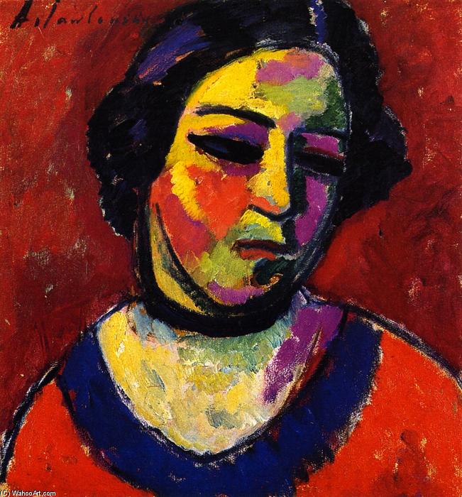 Woman's Head — Алексеј Фон Јављенски
