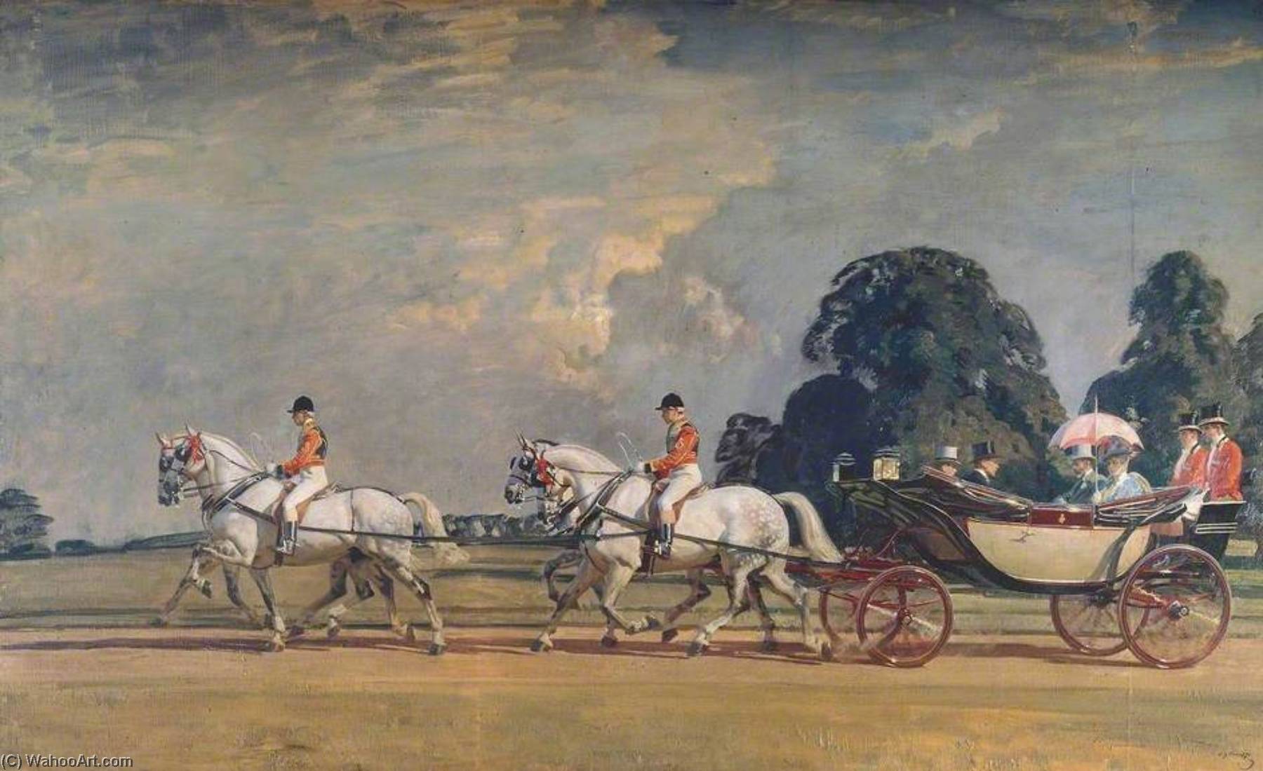 Their Majesties' Return From Ascot — Sir Alfred James Munnings