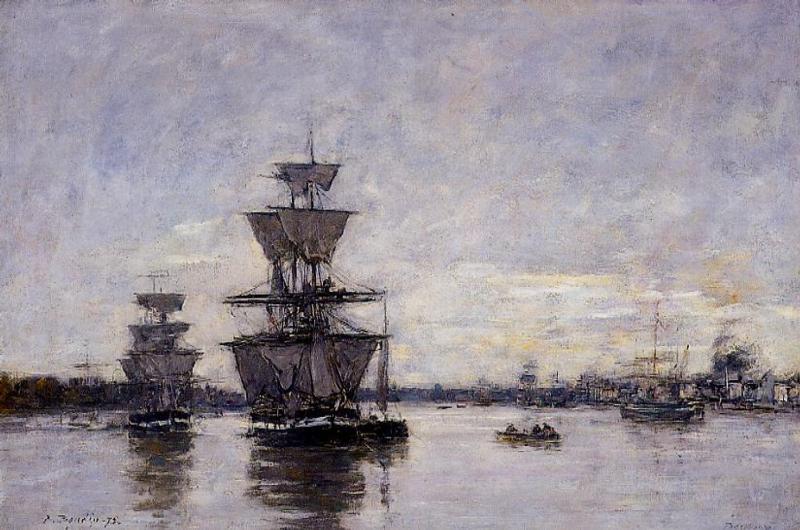 The Port Of Bordeaux — Eugène Louis Boudin