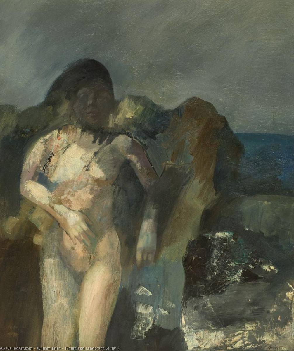Figure And Landscape Study X — William Brice