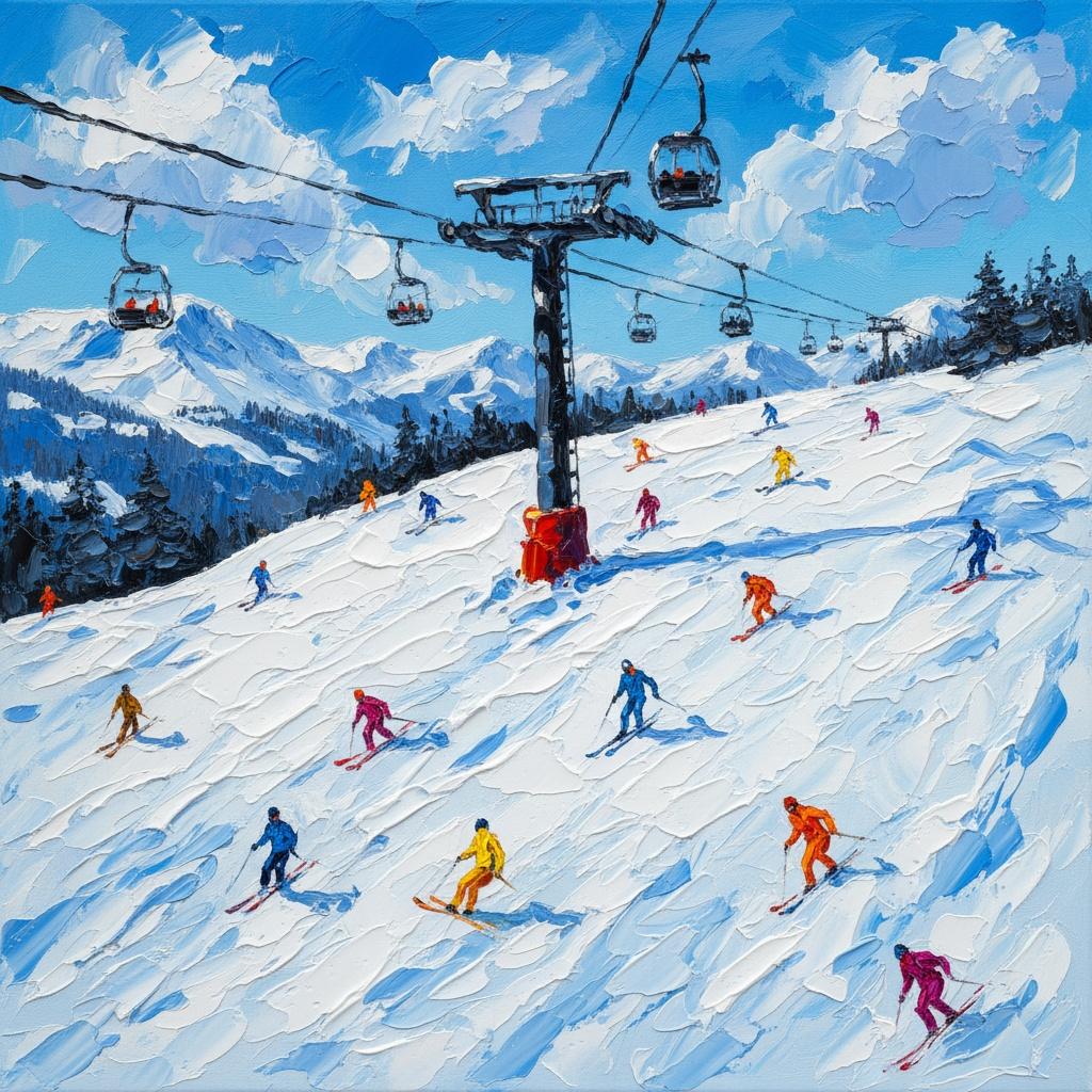 Ascension In Cerulean: A Singular Vision Of Alpine Motion And Textured Light — Christian Noiret