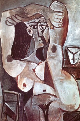 Niedere Frau Mit Erhobenen Armen — Pablo Picasso