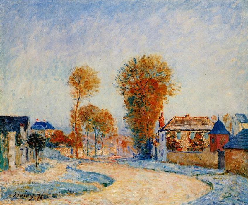 The First Hoarfrost — Alfred Sisley