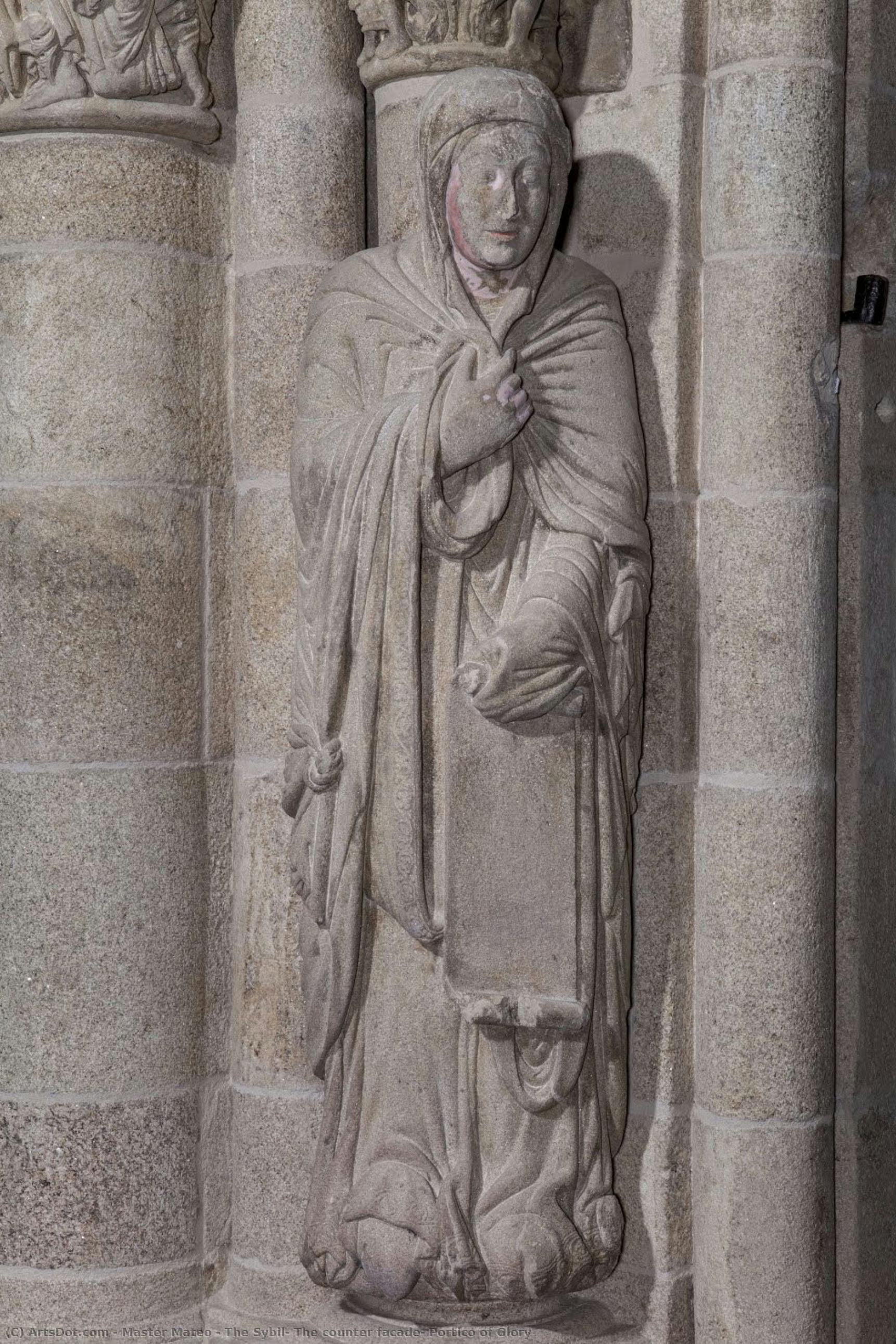 The Sybil, The Counter Facade, Portico Of Glory — Master Mateo