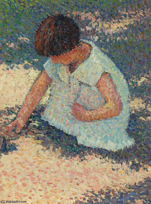 Young Girl — Henri Jean Guillaume Martin