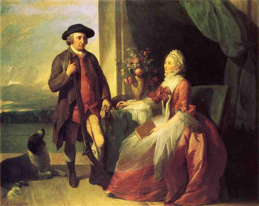 Mr. Robert Grafton And Mrs. Mary Partridge Wells Grafton — Benjamin West