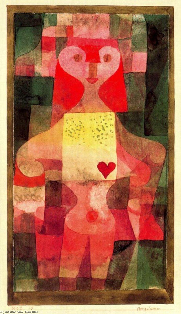 Queen Of Hearts — Paul Klee