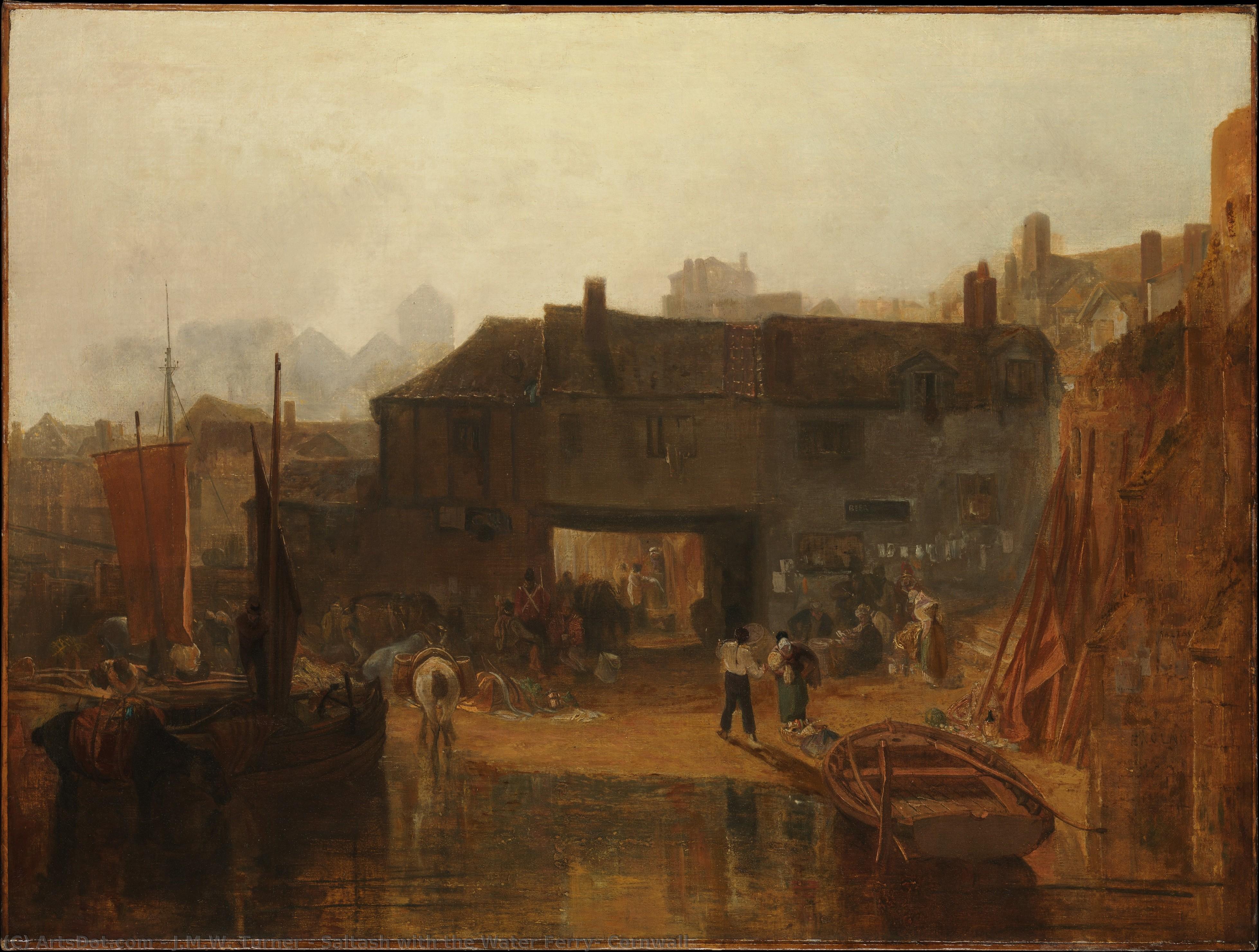 Saltash With The Water Ferry, Cornwall — Joseph Mallord William Turner