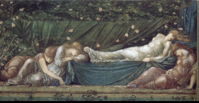 The Briar Rose The Rose Bower — Edward Coley Burne-jones